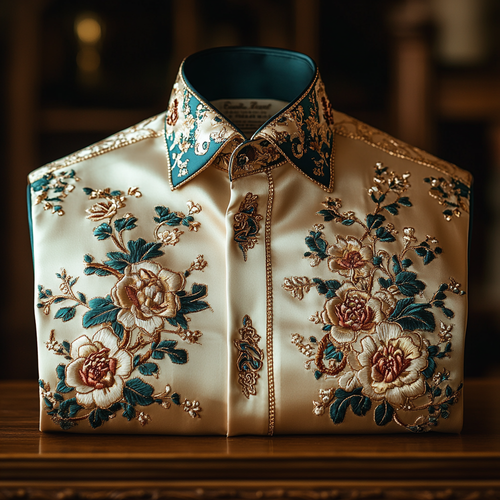 High end comfortable business leisure vacation long sleeve shirt