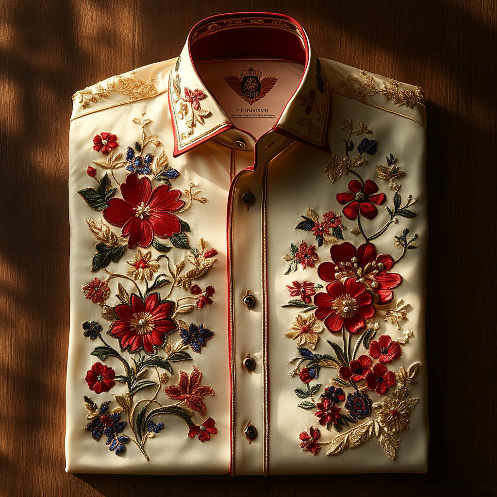 High end comfortable business leisure vacation long sleeve shirt