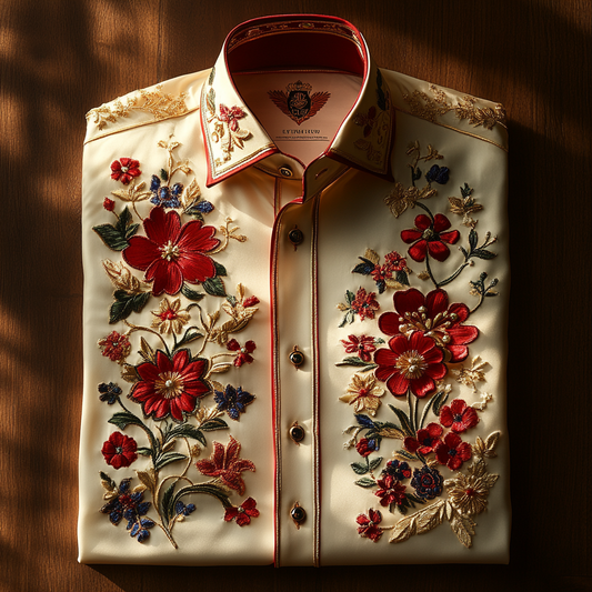 High end comfortable business leisure vacation long sleeve shirt