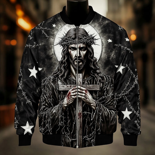 High-end Luxury Fashion Crew Neck Jacket