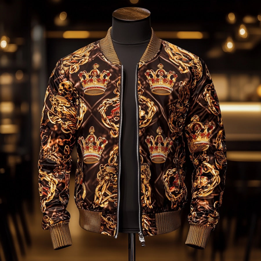 High-end Luxury Fashion Crew Neck Jacket