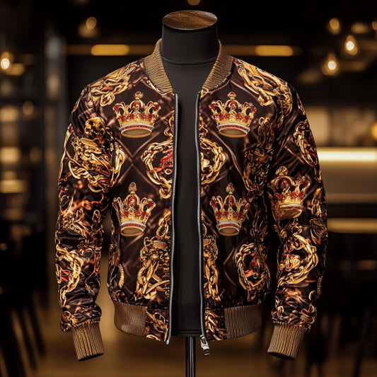 High-end Luxury Fashion Crew Neck Jacket