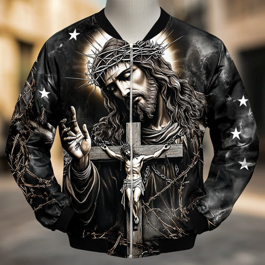 High-end Luxury Fashion Crew Neck Jacket