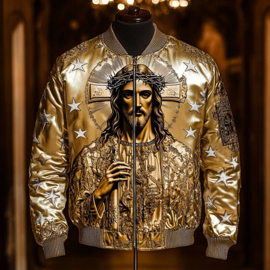 High-end Luxury Fashion Crew Neck Jacket