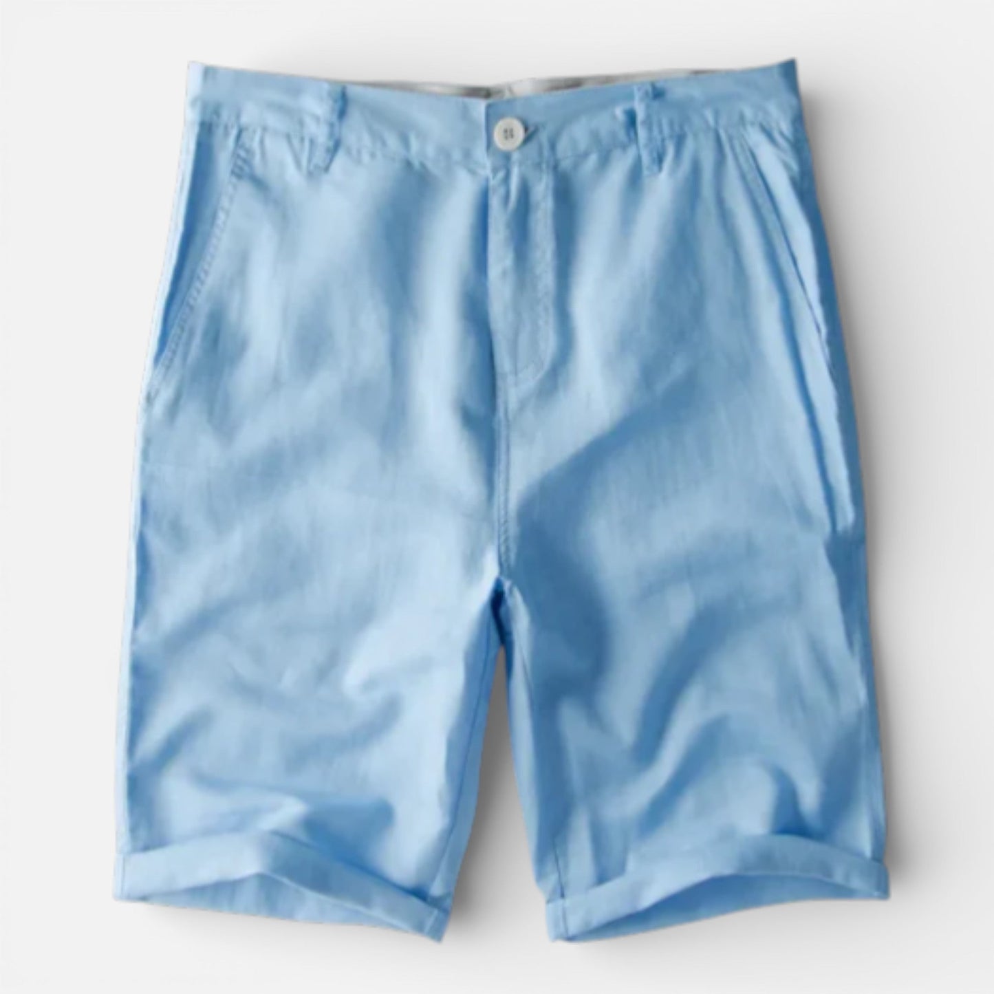 Men’s Cotton Linen Beach Shorts