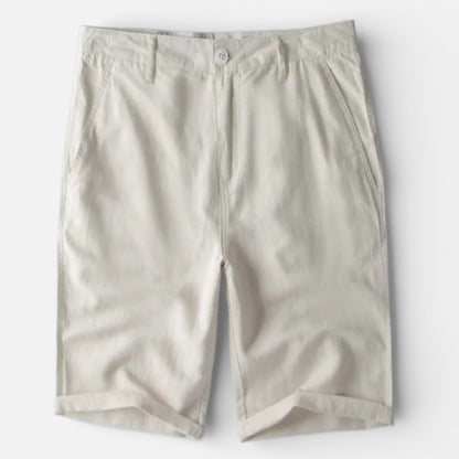 Men’s Cotton Linen Beach Shorts