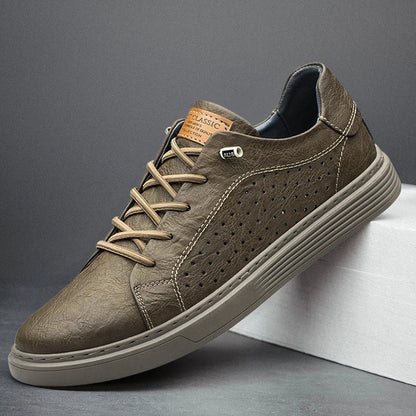 Italian style genuine leather shoes