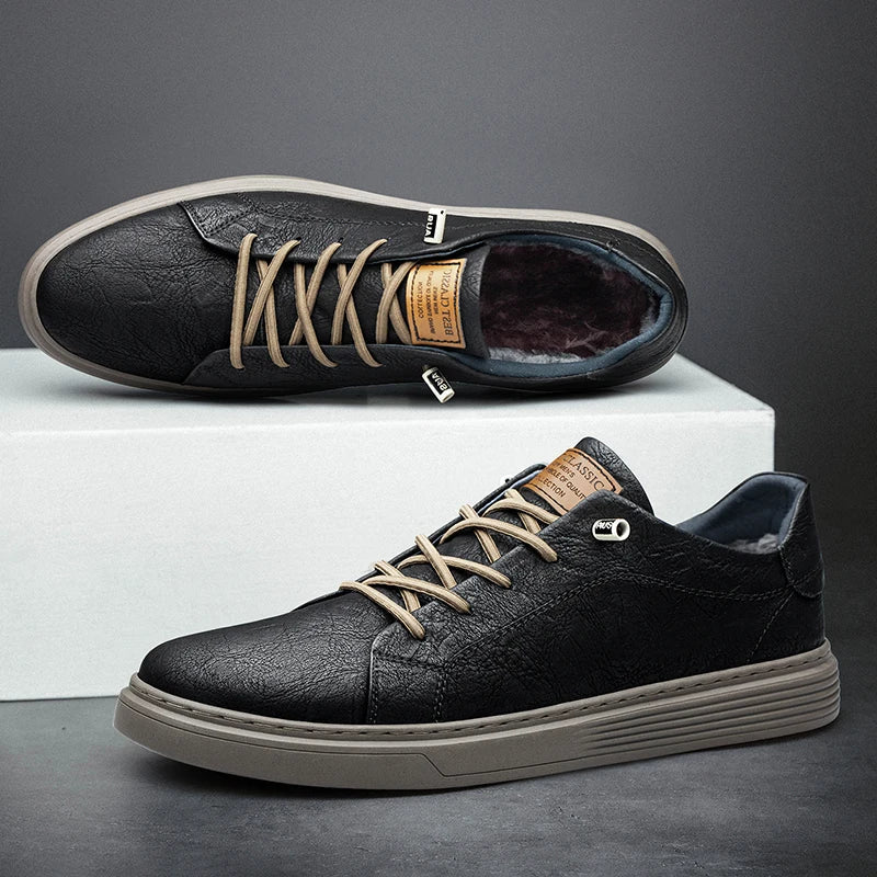 Italian style genuine leather shoes