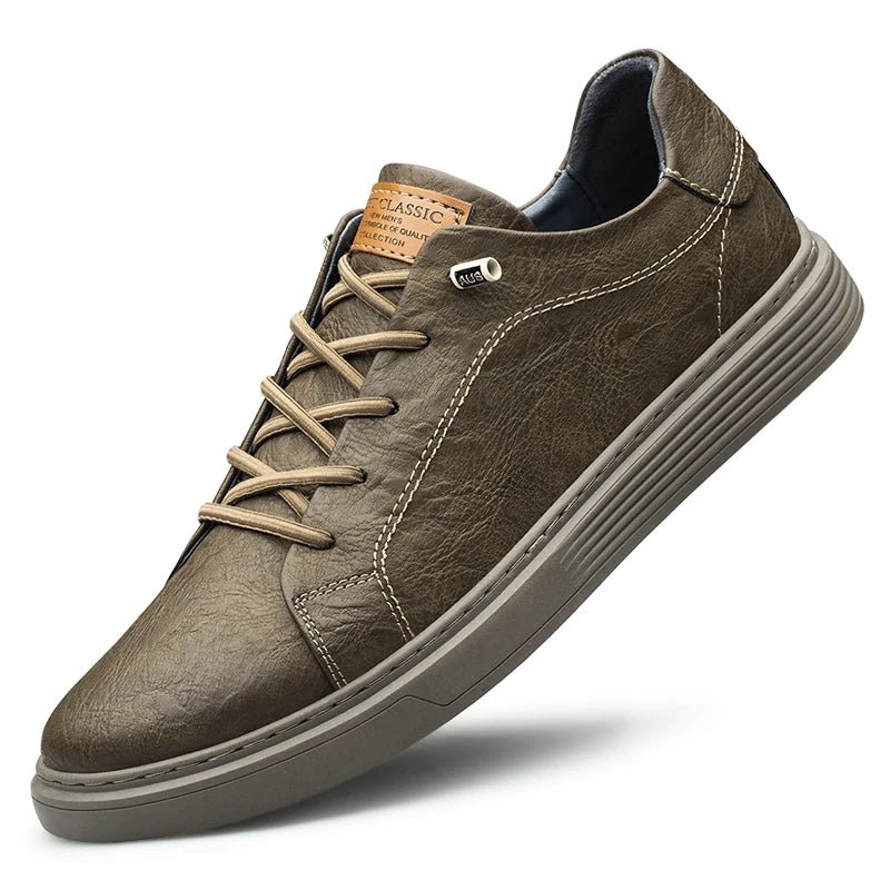 Italian style genuine leather shoes
