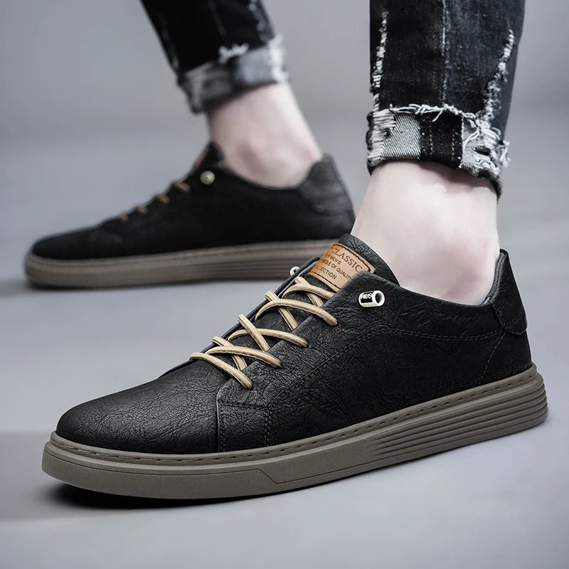 Italian style genuine leather shoes