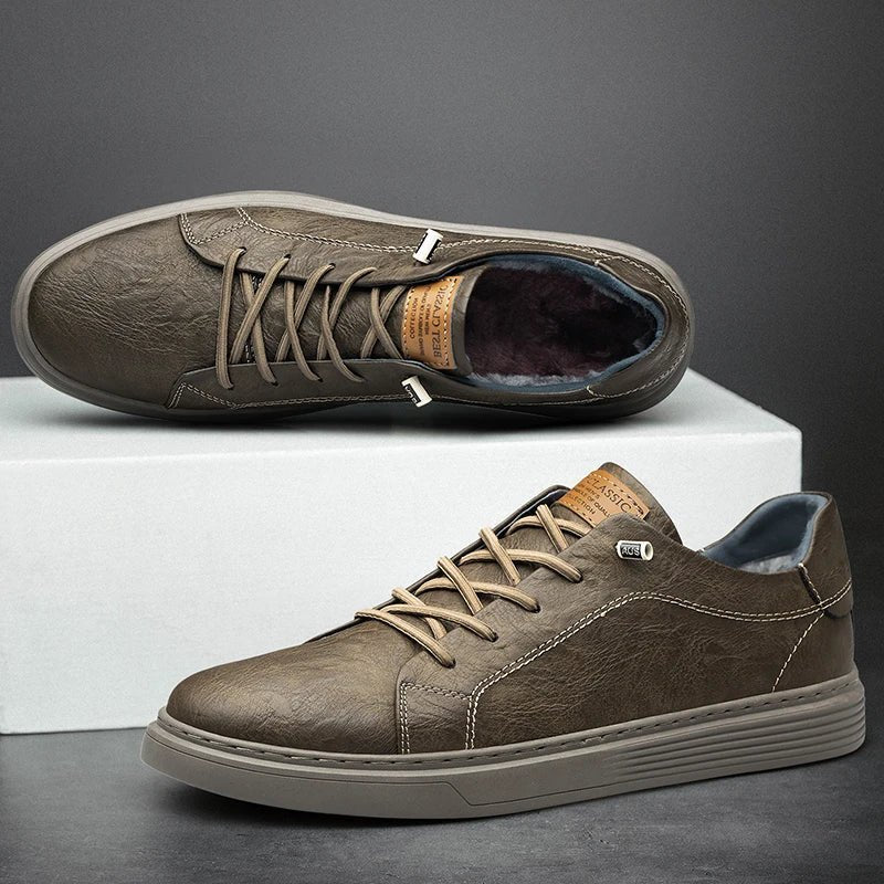 Italian style genuine leather shoes