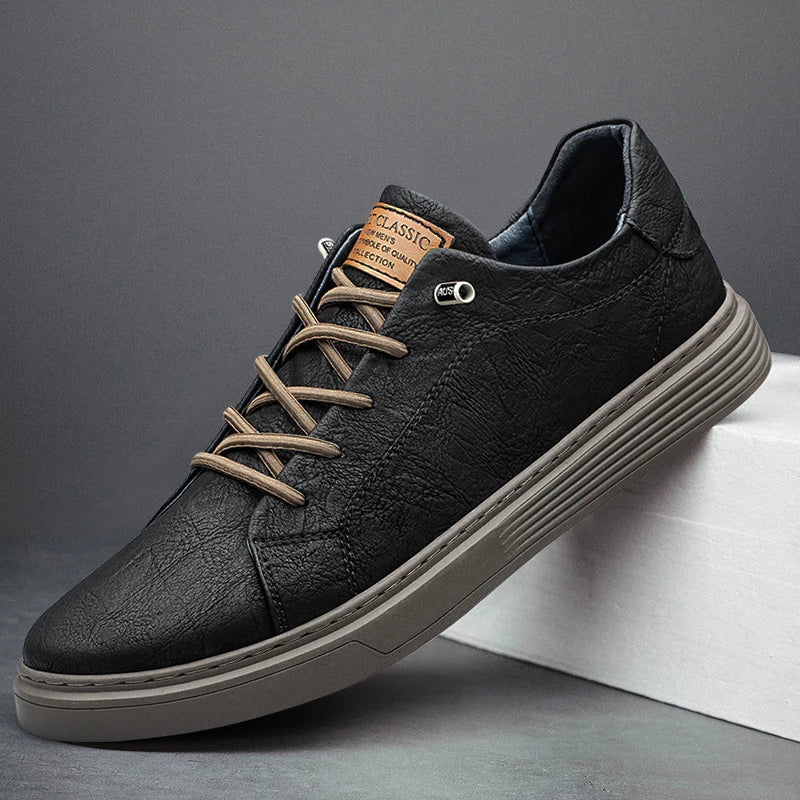 Italian style genuine leather shoes