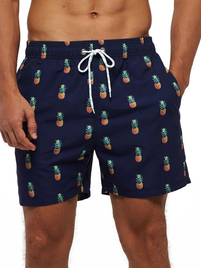 Pineapple Print Swim Shorts