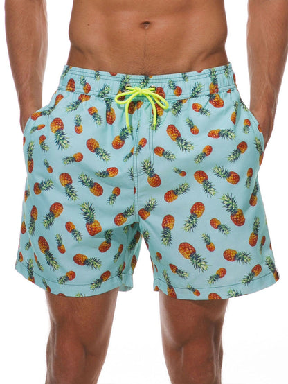Pineapple Print Swim Shorts