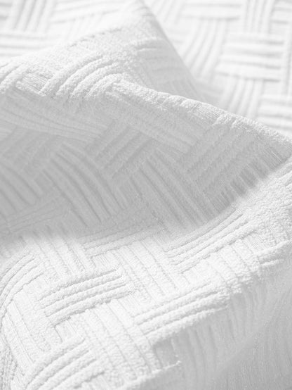 Stripe Jacquard Button Up Shirt