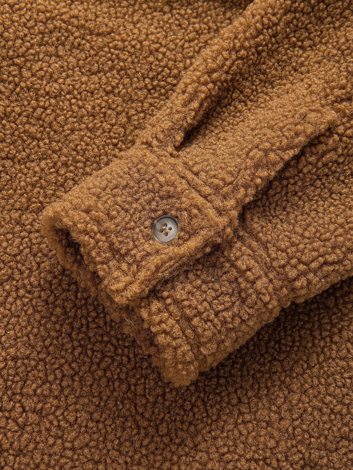 Teddy Fleece Button Up Shirt