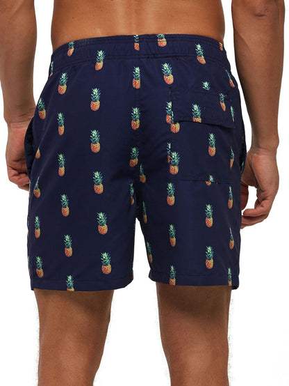 Pineapple Print Swim Shorts
