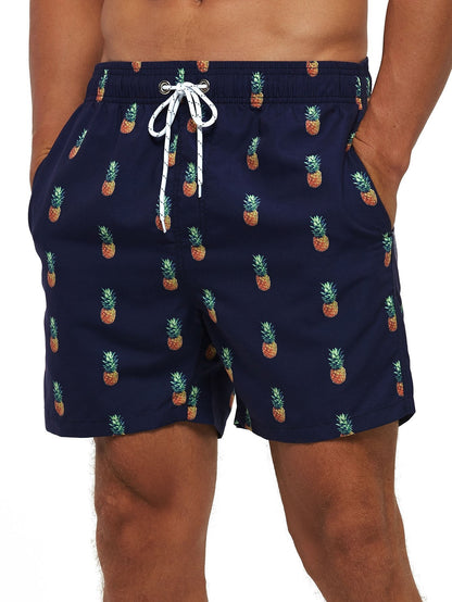 Pineapple Print Swim Shorts