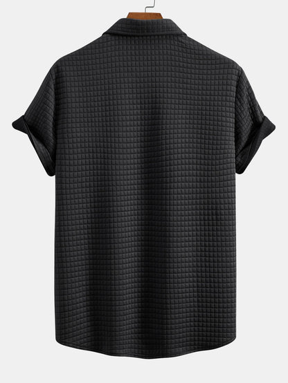 Short Sleeve Waffle Shirt