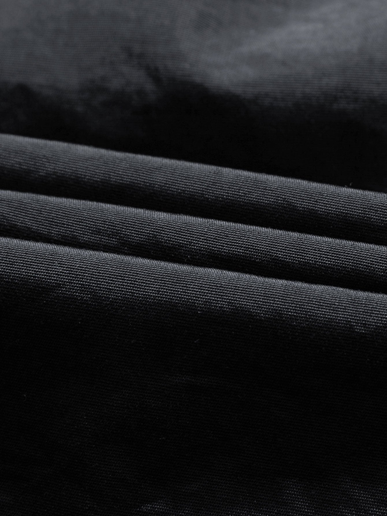 Solid Zip Pocket Swim Shorts