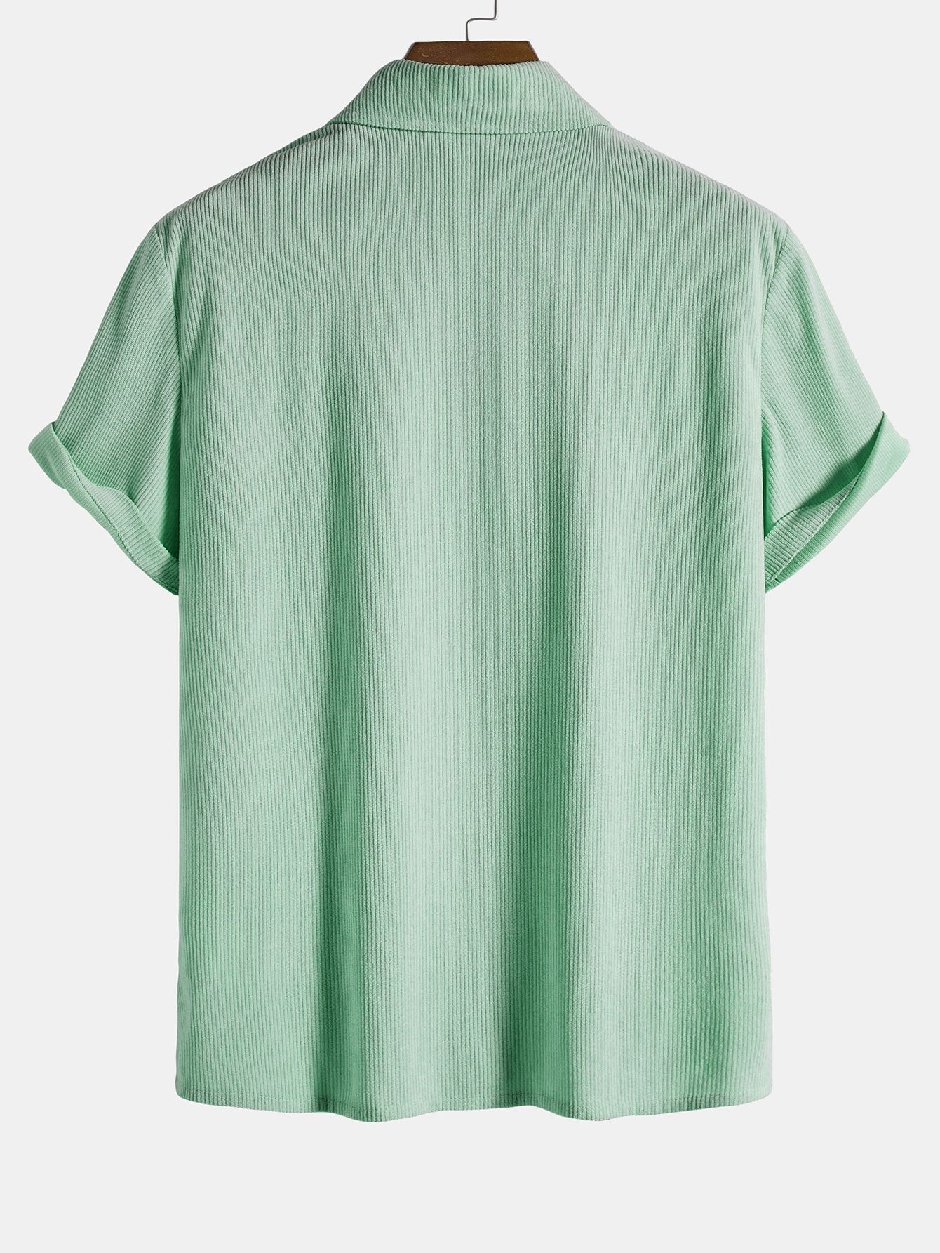 Short Sleeve Corduroy Revere Shirt