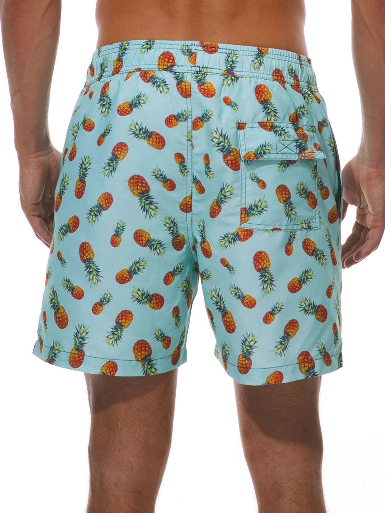 Pineapple Print Swim Shorts