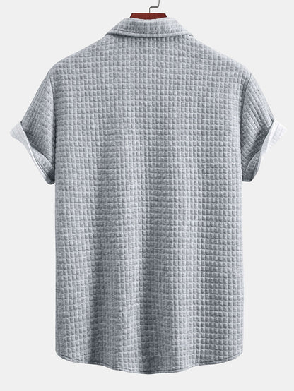 Short Sleeve Waffle Shirt