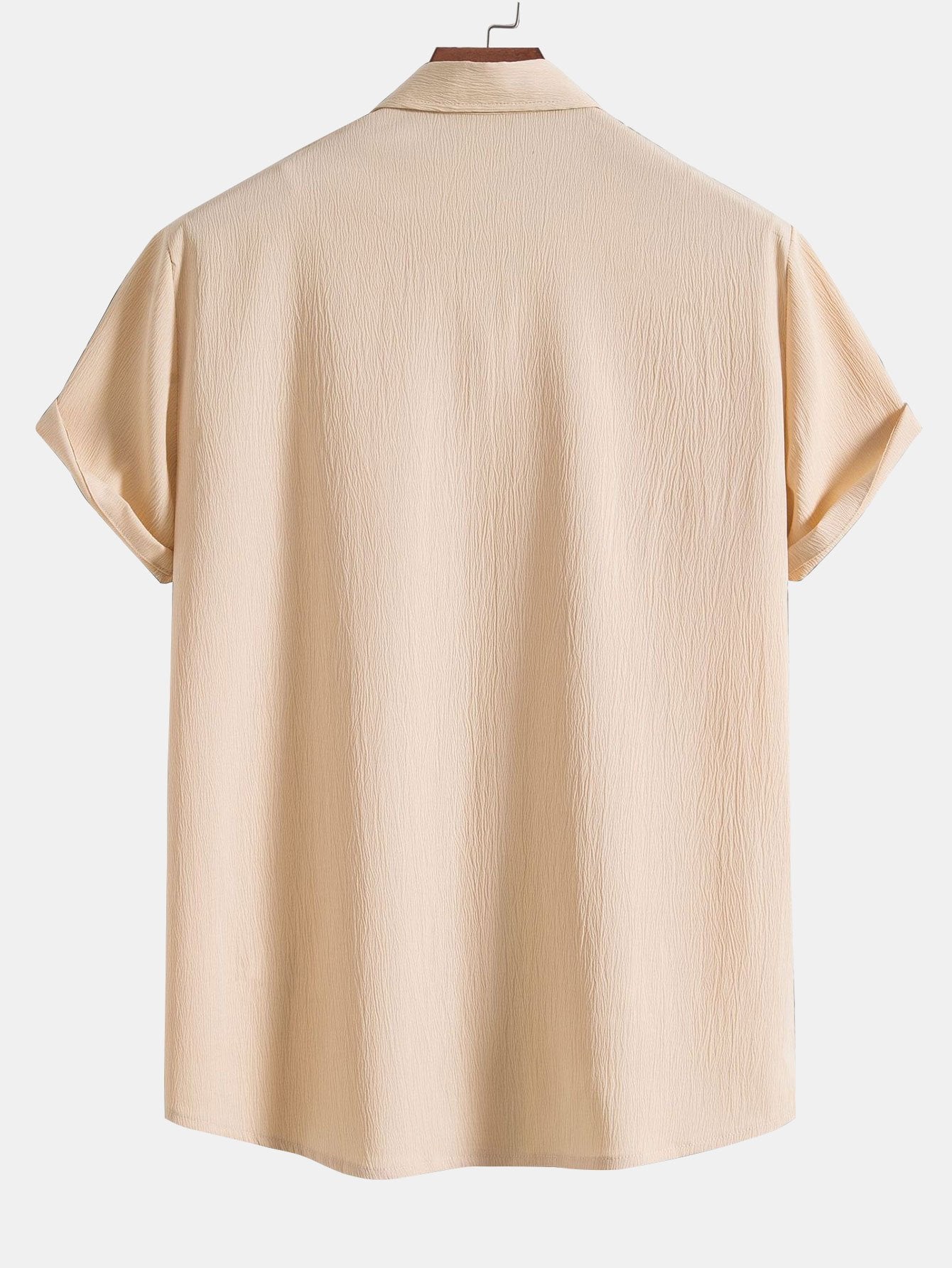 Crinkled Concealed Fly Shirt