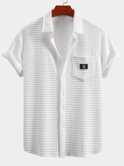 Short Sleeve Waffle Shirt