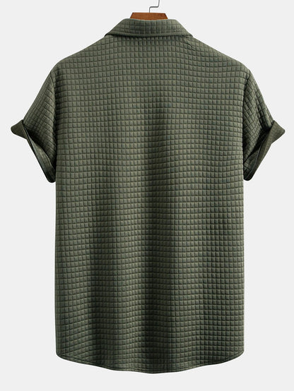 Short Sleeve Waffle Shirt