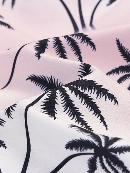 Palm Tree Print Swim Shorts