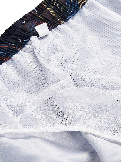 Dragon Print Swim Shorts