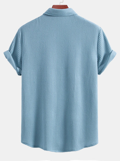 Waffle Button Up Shirt