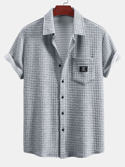 Short Sleeve Waffle Shirt