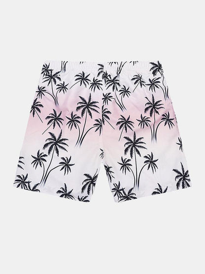 Palm Tree Print Swim Shorts