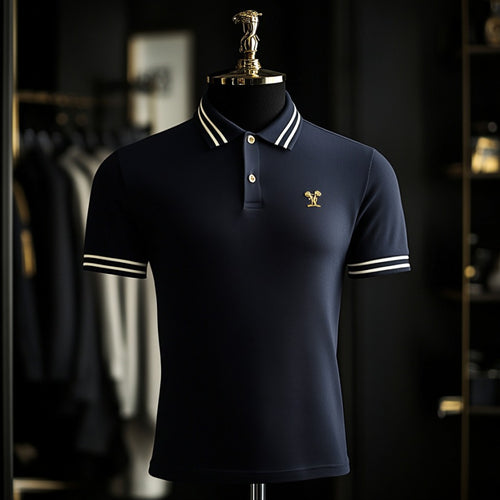 Luxury Polo shirt Men's fashion high quality Suits shirt