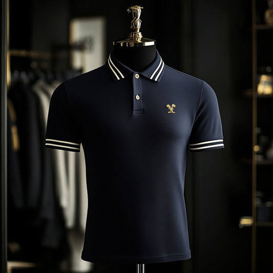 Luxury Polo shirt Men's fashion high quality Suits shirt
