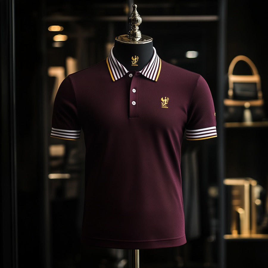 Luxury Polo shirt Men's fashion high quality Suits shirt