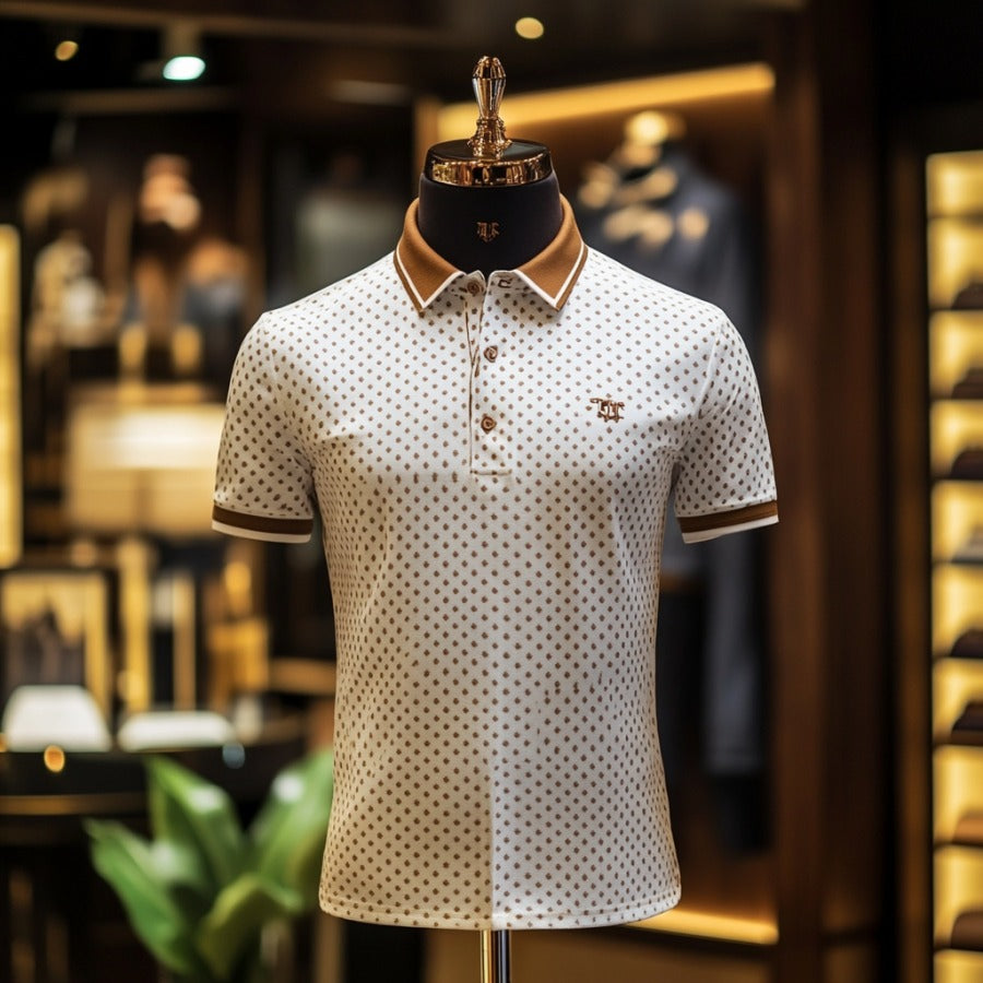 Luxury Polo shirt Men's fashion high quality Suits shirt