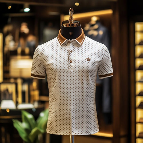 Luxury Polo shirt Men's fashion high quality Suits shirt