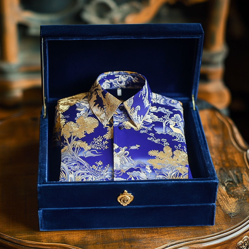 2025 Best Men's Unique Luxe Collection Classic Casual Shirt