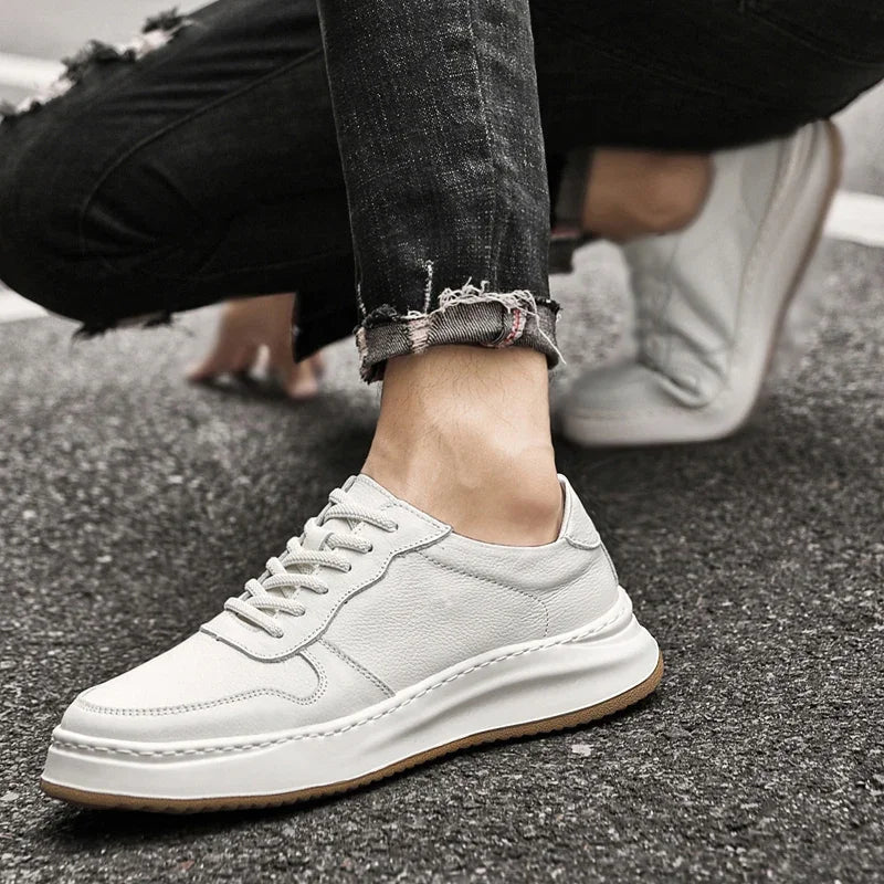 Oxford leather work shoes