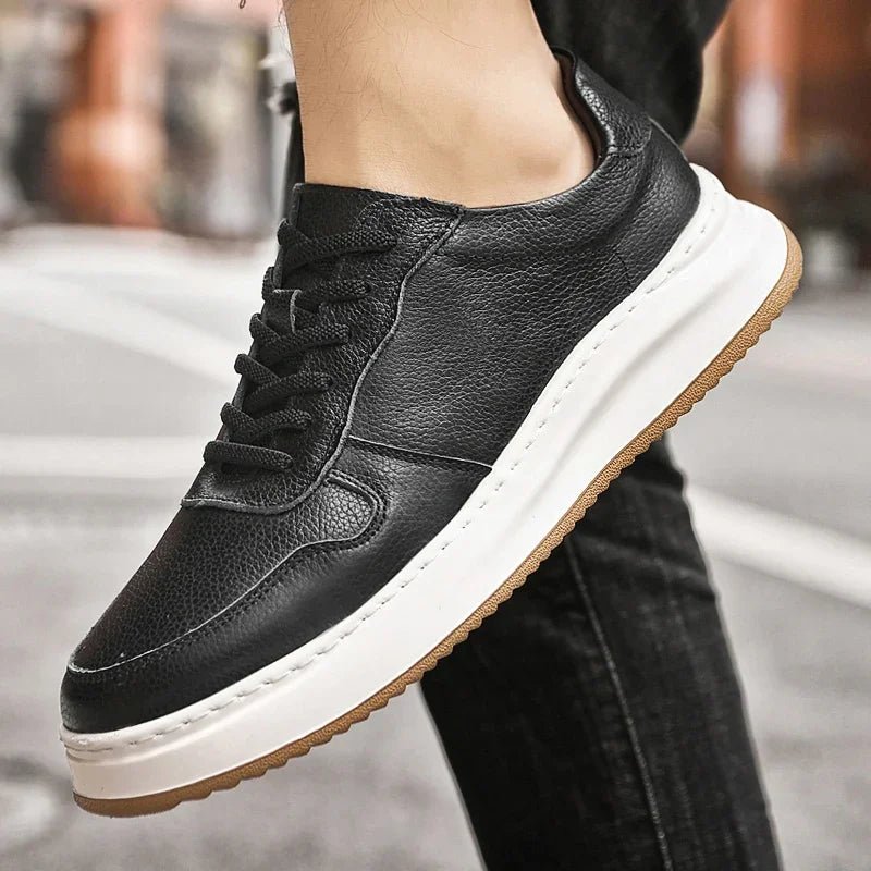 Oxford leather work shoes