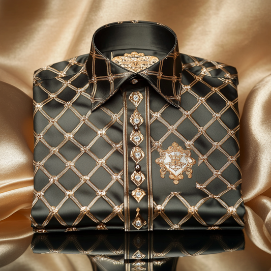 High end comfortable business leisure vacation long sleeve shirt