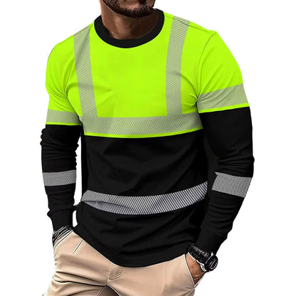 ????50% OFF !! ?Men's Printed Round-neck Long-sleeve Shirt