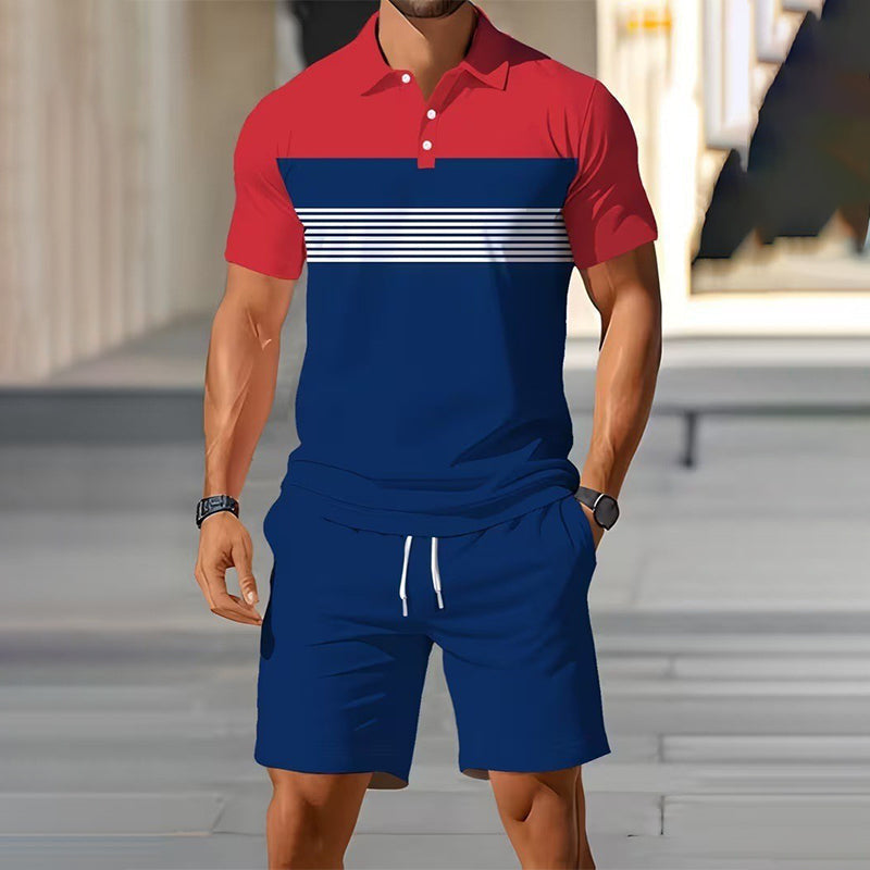 👕 LIMITED-TIME 50% OFF! ✨ Men's Summer Breathable Shirt & Shorts Set