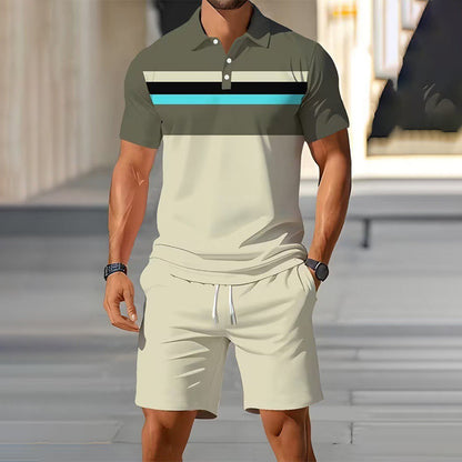 👕 LIMITED-TIME 50% OFF! ✨ Men's Summer Breathable Shirt & Shorts Set