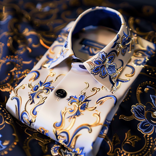 Best Unique Luxe Collection Effortless chic Shirt High Elasticity men's printed shirt