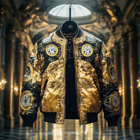 Latest luxury design full-print baseball jacket