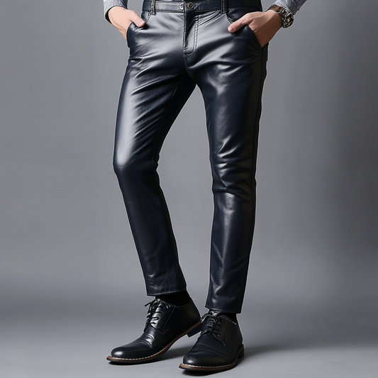 Full-grain Leather Pants Trousers